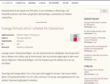 Tablet Screenshot of globalarkivet.se